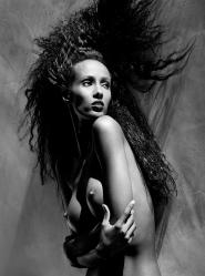 Iman by Greg Gorman