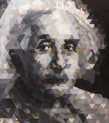 Portrait of Albert Einstein by Michael Azgour