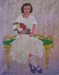 Girl With Flower by Mohamed Abla