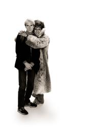 Andy Warhol and Dustin Hoffman (Tootsie) by Greg Gorman