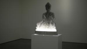 Quantum Buddha illuminated by Julian Voss-Andreae