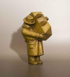 Man with Big House by Siegfried Neuenhausen