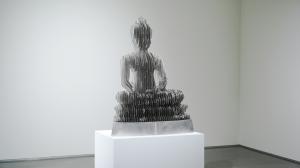 Quantum Buddha illuminated by Julian Voss-Andreae