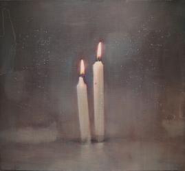 Two Candles by Valentin Popov