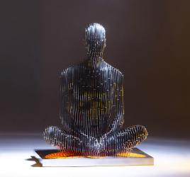 Sitting Man by Julian Voss-Andreae