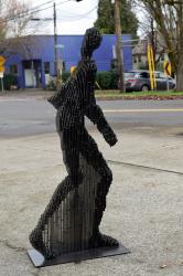 Small Black Quantum Man by Julian Voss-Andreae