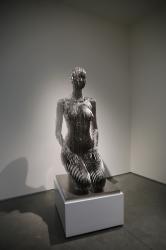 Kneeling Woman On Heels by Julian Voss-Andreae