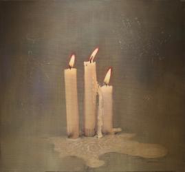 Three Candles by Valentin Popov