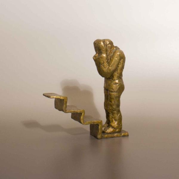 Man Before Stairs by Siegfried Neuenhausen
