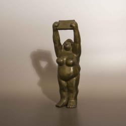 Woman Looking in Mirror - Big by Siegfried Neuenhausen
