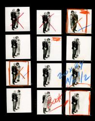 Andy Warhol and Dustin Hoffman (Tootsie contact sheet) by Greg Gorman
