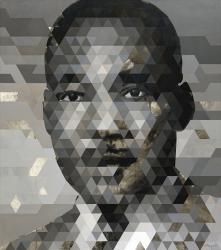 Portrait of Martin Luther King Jr. by Michael Azgour