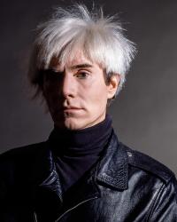 Andy Warhol II (without glasses color) by Greg Gorman
