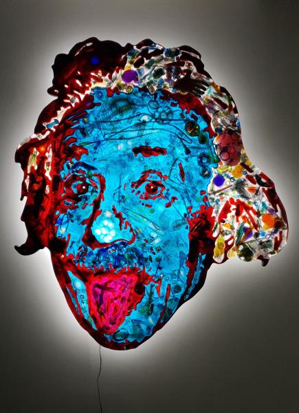 Albert Einstein by David Cerny