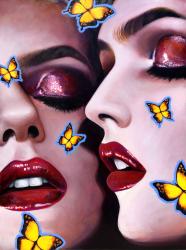 Butterfly Kiss by Manzur Kargar