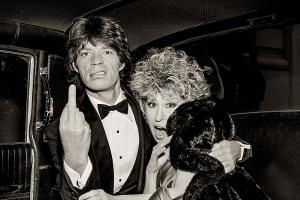 Mick Jagger and Bette Midler by Greg Gorman